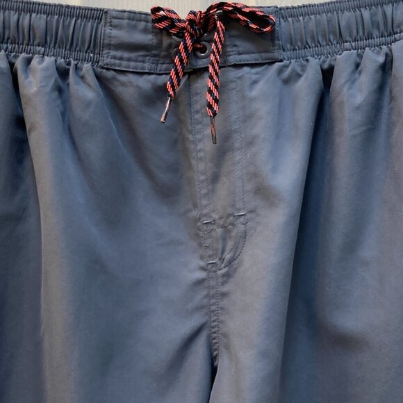 Nike Lined Swim Trunks Gray Orange Turquoise Size Large - Picture 2 of 8